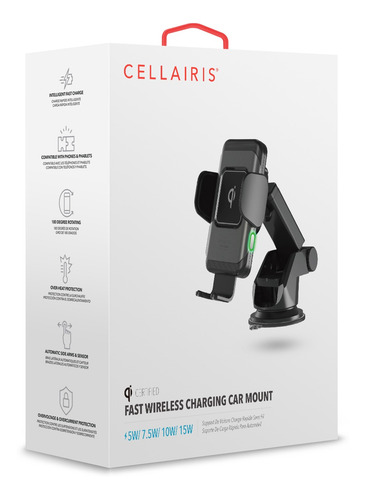 Imagem 6 de 6 de Suporte De Celular Veicular + Adaptador Cellairis