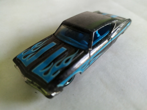 Hot Wheels 69 Chevelle Ss 396 Black With Flames Hw Showroom 