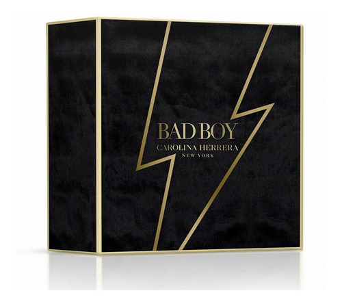 Perfume Para Hombre Carolina Herrera Bad Boy Edt 100ml + Sho