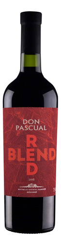 Vinho Uruguaio Tinto Seco Red Blend Don Pascual Cabernet Sauvignon Cabernet Franc Marselan Juanicó Garrafa 750ml