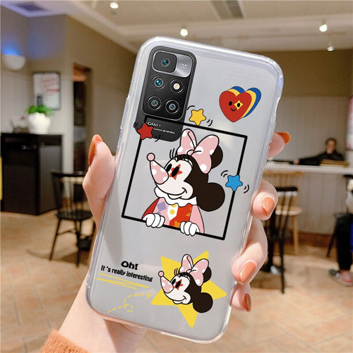 Funda Para Teléfono Xiaomi Redmi 10 Mickey Minnie Mouse Dais