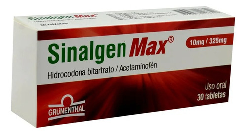 Sinalgen Max 10mg/325mg X 30tab