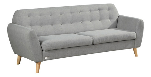 Imagen 1 de 4 de Sillon 3 Cuerpos Tela Nordico Living Comedor Sofa