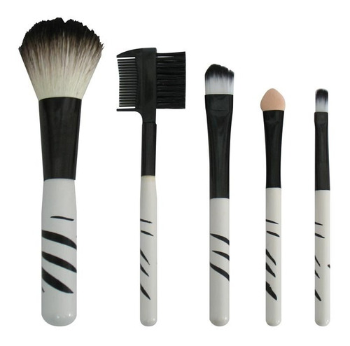Set De Aplicadores Zebra Pinceles De Maquillaje Jessamy A466