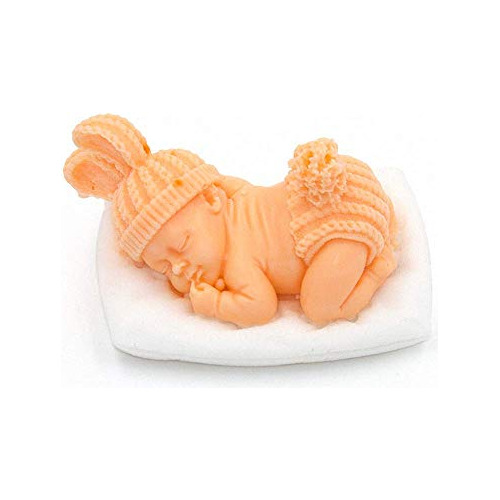 Molde De Silicona Diseño De Bebé Durmiendo 3d, Lindo ...