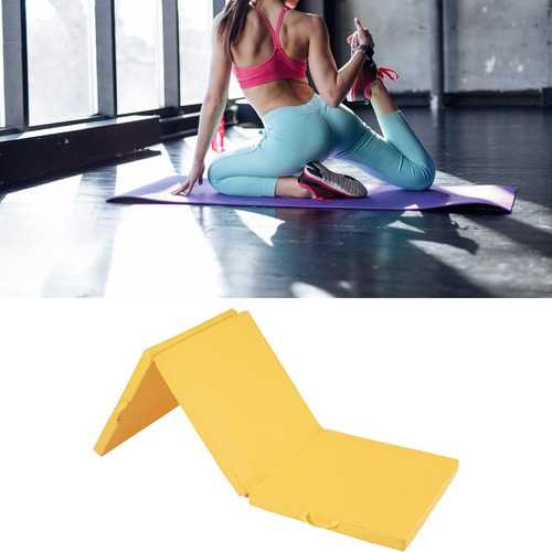 Estera De Ejercicio Plegable Triple, Almohadilla De Para