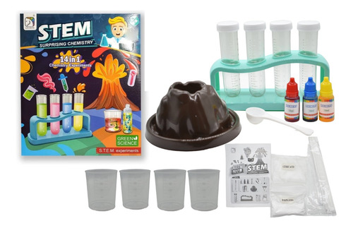 Kit De Química 14 Experimentos Juegos Didácticos De Ciencia