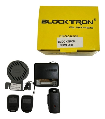 Alarme Automotivo Blocktron Comfort 2 Controles 1 Sirene