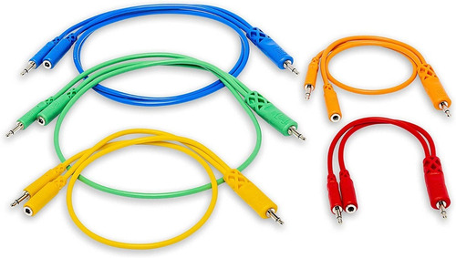 Imagen 2 de 3 de Mix Pack 5 Cables Patch Hopschotch Hosa