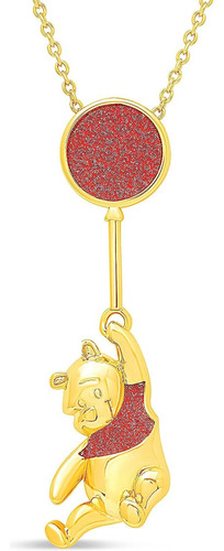 Collar De Globo Winnie The Pooh Chapado 18 Metal