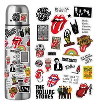 Comprar Stickers Calcos Rolling Stones Para Termo Celu Compu Mate