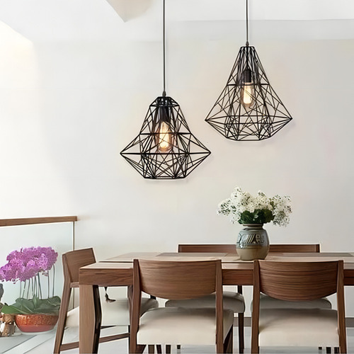 Lustre Pendente Ovni Aramado