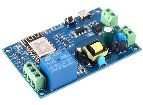 Modulo Relé Wifi Esp8266 Esp12f 1 Canal Iot 90-250vac