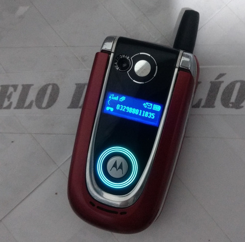Motorola V600i Linha V300 Flip Visor Tipo Antigo De Chip