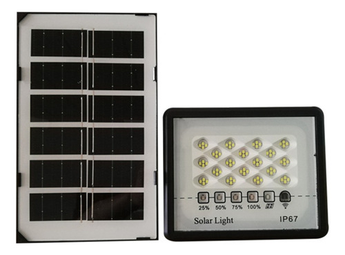 Lámpara Solar 72 Led De Pared Exteriores Sensor Luz