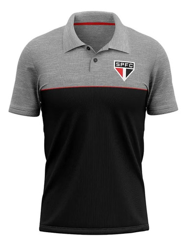 Camisa Polo São Paulo Oficial Masculina Braziline Dorm