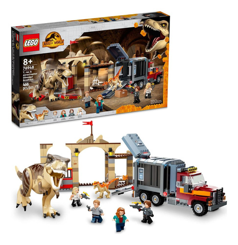 Lego Jurassic W. 76948 Fuga Dinosaurios T Rex Atrocirraptor