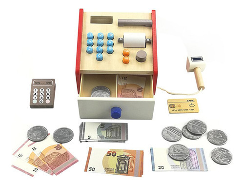 Creative Cash Register Pretend Play Checkout Counter [u]