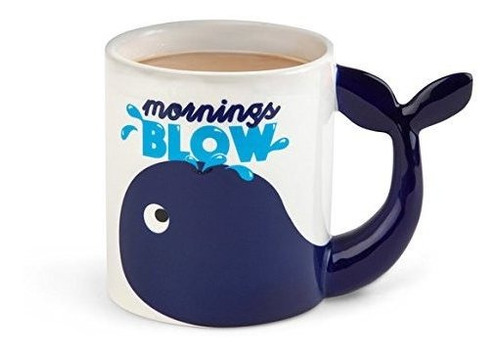 Bigmouth Inc Mañanas Blow Taza, La Novedad De La Ballena Taz