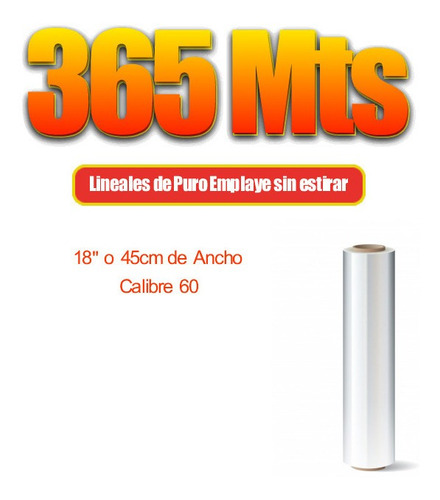 1 Rollo De Playo Emplaye Tipo Wallmart Homedepot 18 C60 1200