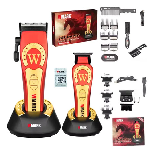 Kit 2 Wmark Maquina Corte Ng 8030 Ng 8230 Red Profissional