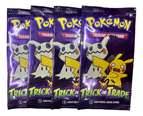 4 Booster Pack Pokemon Tcg Trick Or Trade 2023