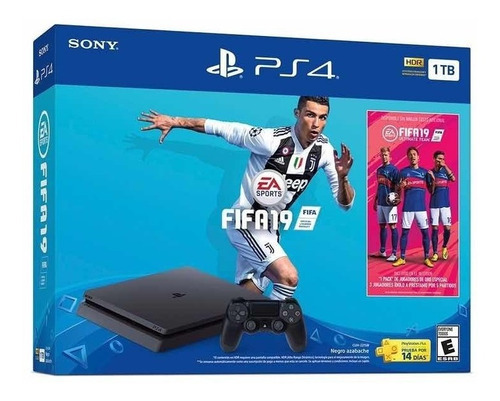 Sony Play Station 4 1 Tb Slim + Fifa 2019 Oficial