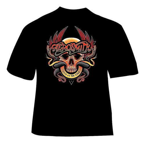 Polera Aerosmith - Ver 01 - Livin On The Edge