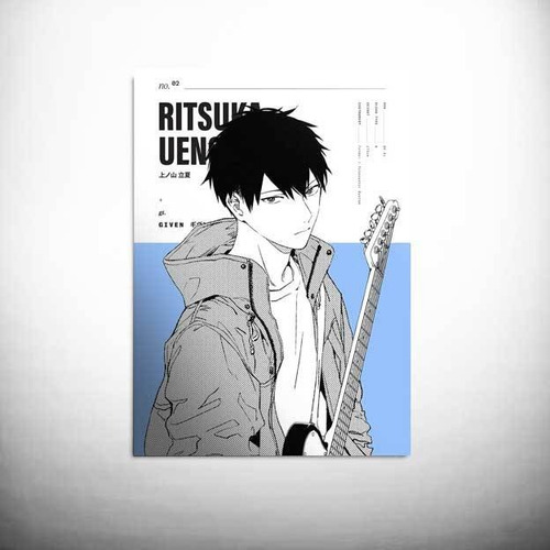 Poster Fotográfico Adesivo Anime Given Ritsuka