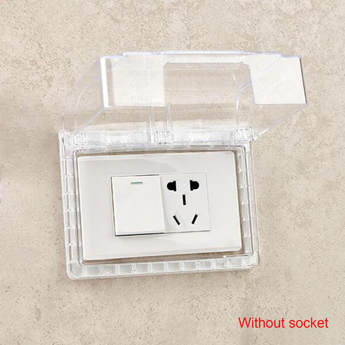 Toma De Corriente Impermeable Tipo 118 Con Tapa Transparente