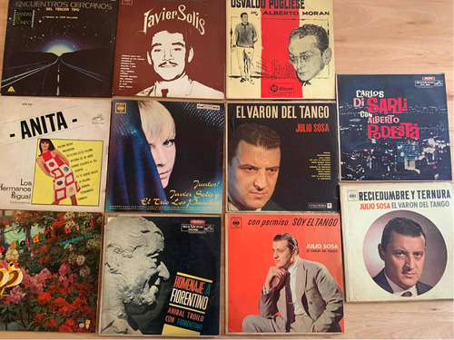 Lote 11 Discos Long Play - Varios Artistas