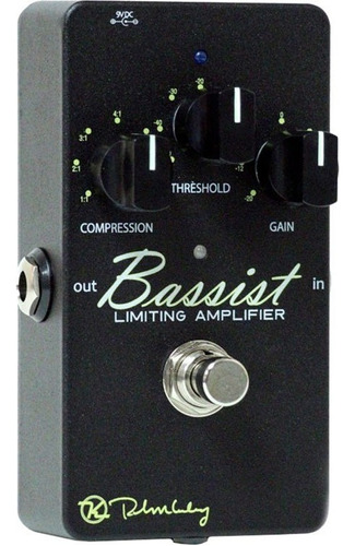 Amplificador limitador Keeley Bassist, pedal compresor de bajos, color negro