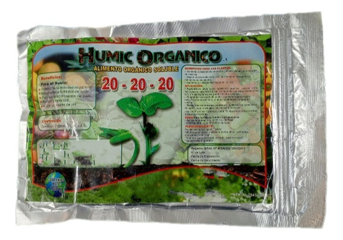 Fertilizante Humic Organic 20-20-20 (50 Unidades)