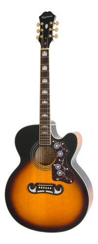 EpiPhone Eej2gh1 Vsm Guitarra Electroacústico J-200 Studio