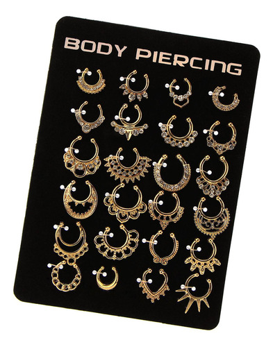 Anillos En Forma De C Para La Nariz, Joyería Para Piercing