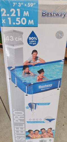 Piscina Bestway 2.21 Metros X 1.50 M X 43cm 