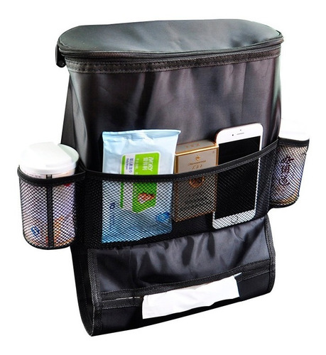 Organizador De Asiento Con Nevera Térmica, Multibolsillos