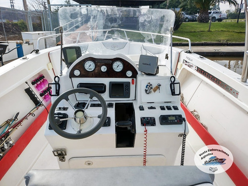 Lancha Aqualum 700 C/honda 150 Hp - 200 Hs-año: 2018 - Pesca