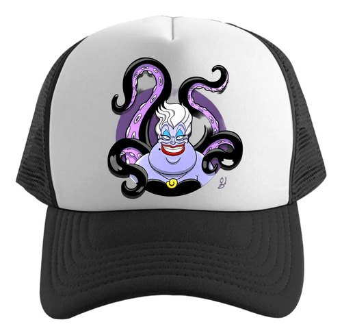 Gorra Ursula La Sirenita Varios Modelo Unisex Ajustable