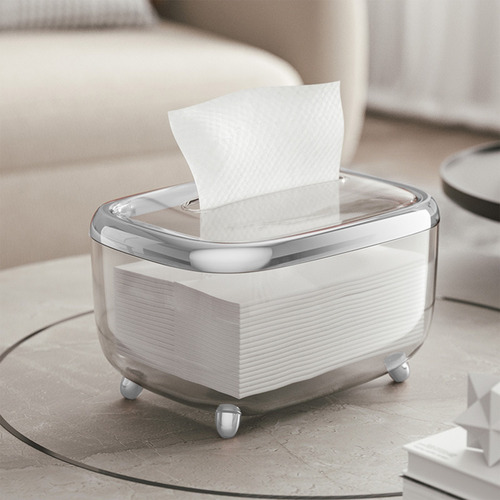 Caja De Papel Para Servilletas, Con Base De Resorte, Fija A