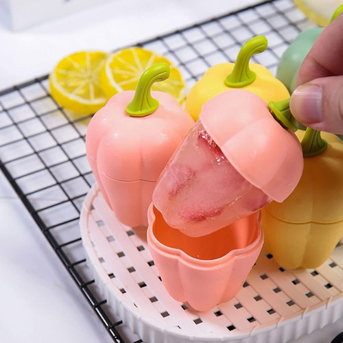 Molde Para Hacer Helado Forma De Vegetales 4 Ranuras Verano