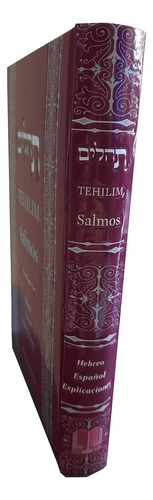 Libro Editorial Bnei Sholem Salmos Tehilim Hebreo-español