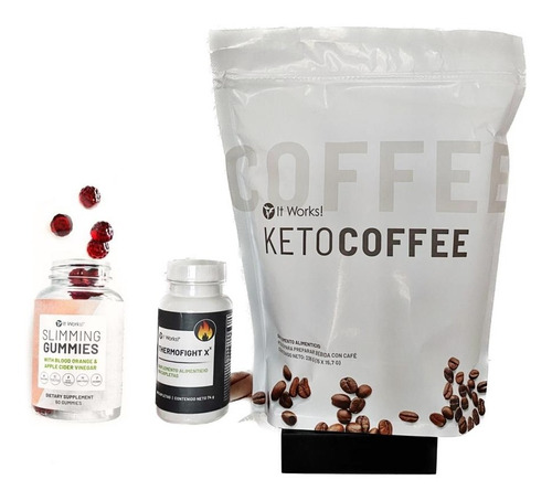 It Works Cafe 15ketocoffee 60sknygummies 60thermofight 3pack