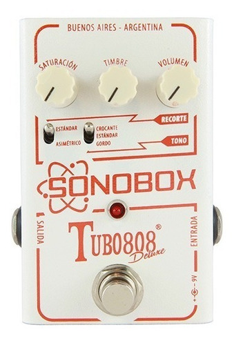 Pedal De Efecto Tubo 808 Sonobox