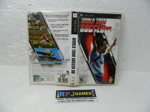 World Tour Soccer 06 Original Completa P/ Psp - Loja Rj