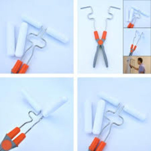 Imagem 3 de 4 de Rolo De Pintura Articulavel Dobravel Com 4 Espumas