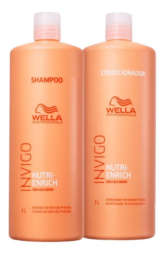 Kit Wella Nutri Enrich Shampoo E Condicionador 1 Litro