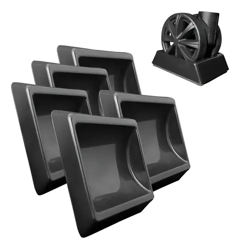 Kit 5 Trava Rodinhas Cadeira Escritório Gamer Abs Injetado