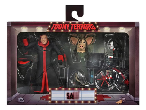 Neca Saw Toony Terrors Jigsaw Killer & Billy 6 In Af Box Se