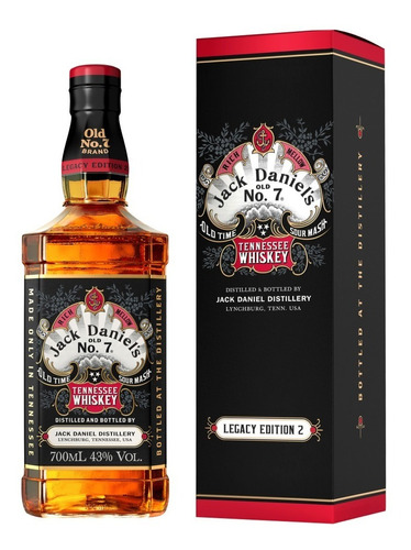 Whisky Jack Daniels Legacy Edition Nro 2  1000ml 43%